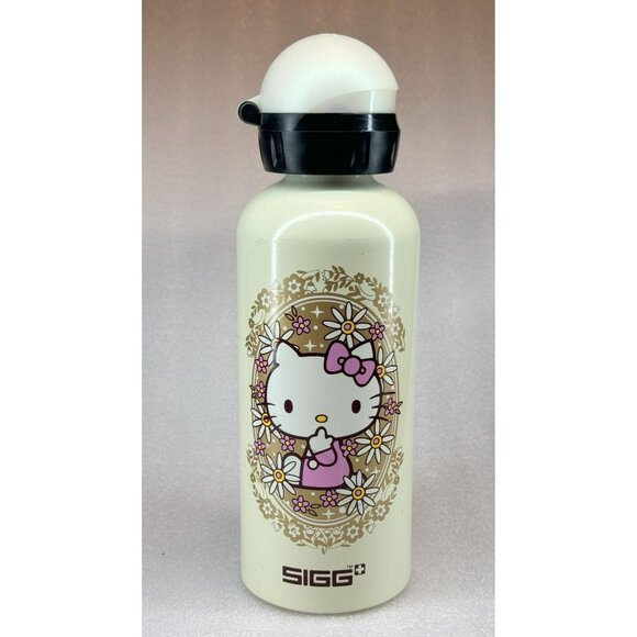 Hello Kitty SIGG Sanrio Swiss Made Metal Retro Water Bottle - Picture 1 of 6